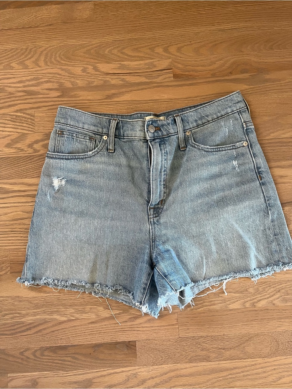 Lot of Four High Rise Denim Shorts - Mixed Washes size 31 - Picture 5 of 16